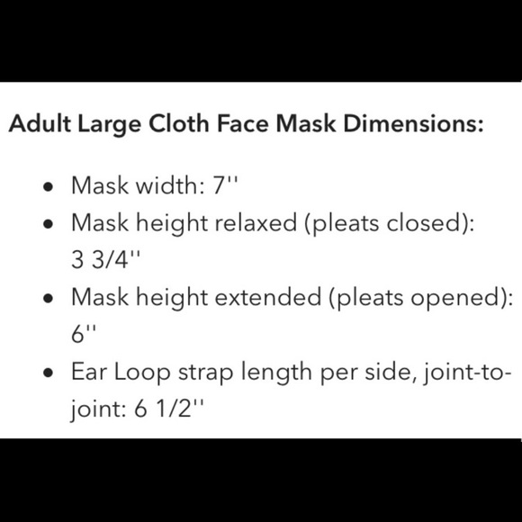 ❤️Disney Minnie Mouse Adult Large Face Mask - Picture 5 of 6